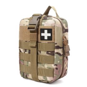 Outdoor Tactical Medical Kit; First Aid Kit Accessories; Mountaineering Survival Kit Emergency Sports Waist Bag - Camouflage