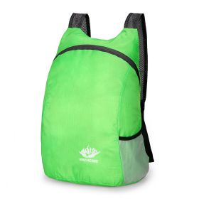 Lightweight Foldable Nylon Hiking Backpack For Camping Hiking Climbing Trekking - Green