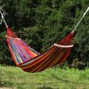 Breathable Hammock with Two Anti Roll Balance Beam - Red