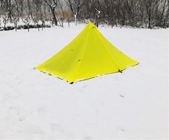 Ultra-Light 1-2 People Outdoor  Camping Tent - Yellow