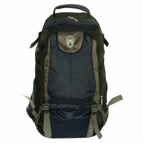 [Mountaineering - Midnight Blue & Black] Multipurpose Outdoor Backpack / Dayback / School Bag - BP-WDL008-BLACK
