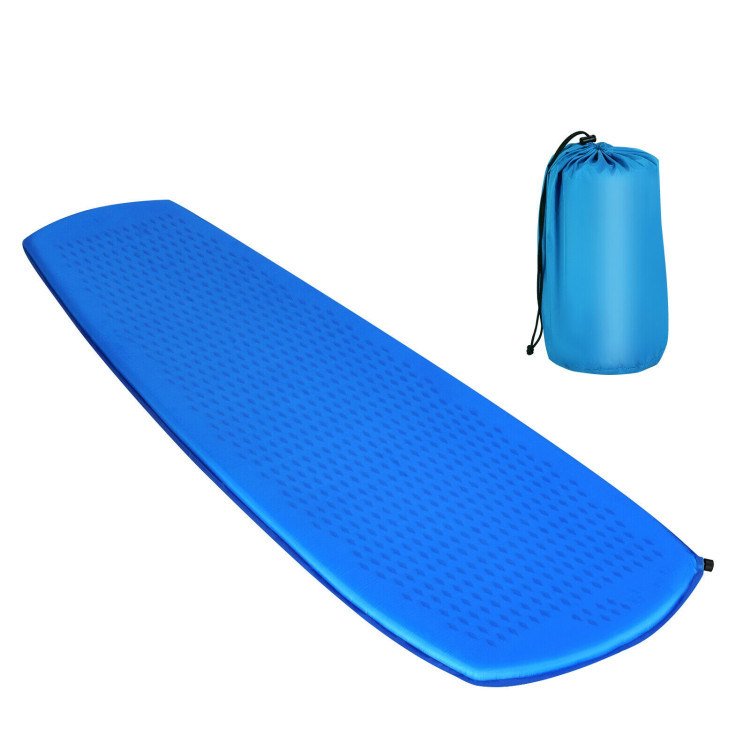 Hiking Outdoor Camping Lightweight Portable Sleeping Pad - Light Blue - Sleeping Pad Hiking Outdoor Camping Lightweight Portable Sleeping Pad - Light Blue - Sleeping Pad