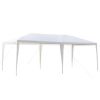 Wedding Camping Parking Waterproof Canopy Tent With Spiral Tube - White - 3 x 6 M
