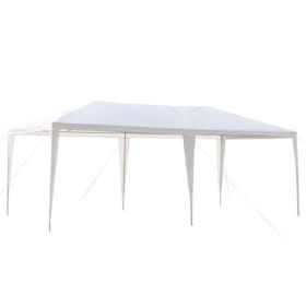 Wedding Camping Parking Waterproof Canopy Tent With Spiral Tube - White - 3 x 6 M