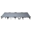 Camping Folding with Easy Setup Cot, Gray Color, Adult, Open Size 75.6 in x 25 in x 8.46in - Gray
