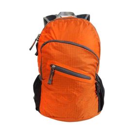 Portable Hiking Backpack Lightweight Travel Outdoor Camping Daypack - Orange - Backpack