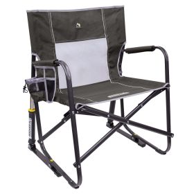 Outdoor Freestyle Rocking Chair XL, Pewter Gray, Adult Chair - pewter gray - steel
