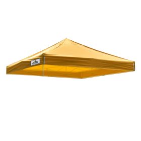 TRUE 10X10ft EZ Pop Up Canopy Folding Gazebo/Mineral Yellow - US