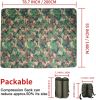 Kylebooker Camo Woobie Blanket Waterproof Poncho Liner for Outdoor Camping;  Hiking;  Hunting;  Survival;  Backpacking;  Picnicking - US Woodland Camo