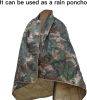 Kylebooker Camo Woobie Blanket Waterproof Poncho Liner for Outdoor Camping;  Hiking;  Hunting;  Survival;  Backpacking;  Picnicking - US Woodland Camo