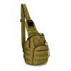 Outdoor Sling Bag Crossbody Pack Chest Shoulder Backpack - Khaki - Mountaineering Bag