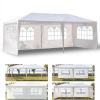 Wedding Camping Parking Waterproof Canopy Tent With Spiral Tube - White - 3 x 6 M