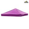 10X10ft EZ Pop Up Canopy Folding Gazebo/Purple - As Picture