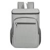 Waterproof Leakproof Thermal Insulated Outdoor Cooler Backpack For Hiking Camping Picnic - Gray/Orange