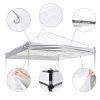 TRUE 10X10ft EZ Pop Up Canopy Folding Gazebo/White - US