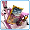 Low Folding Camping Chair, Portable Beach Chairs, Mesh Back Lounger For Outdoor Lawn Beach Camp Picnic - Pink