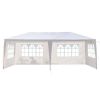 Wedding Camping Parking Waterproof Canopy Tent With Spiral Tube - White - 3 x 6 M