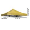 9.6x9.6ft EZ Canopy Gazebo Top Replacement Mineral Yellow - As Picture