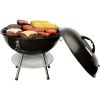 16-in Portable Charcoal Grill - Black
