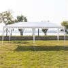 Wedding Camping Parking Waterproof Canopy Tent With Spiral Tube - White - 3 x 6 M