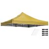 9.6x9.6ft EZ Canopy Gazebo Top Replacement Mineral Yellow - As Picture