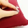 Portable Fold Inflatable Air Pillow Outdoor Travel Sleeping Camping PVC Neck Stretcher Backrest Plane Comfortable Pillow - G911C-red - 43X27cm
