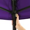 10' x 10' Purple Instant Outdoor Canopy with Heavy Duty Construction - Purple