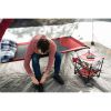 Lightweight Camp Cot, Red, 83.5L x 34W x 20H - Red