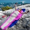 Mummy Sleeping Bag Camping Sleeping Bags for Adults Outdoor Soft Thick Water-Resistant Moisture-proof - Pink