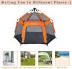 Kids Play Tent Pop Up Portable Hexagon Playhouse for Backyard Patio Indoor Outdoor Breathable Tent House Children Boys Girls Playing Have Fun - KM3507