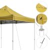 9.6x9.6ft EZ Canopy Gazebo Top Replacement Mineral Yellow - As Picture