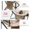 Oversized Folding Camping Chair, Heavy Duty Supports 300 LBS, Portable Chairs For Outdoor Lawn Beach Camp Picnic - kachi