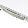 Foldable Camping Table Height Adjustable Aluminum 70.9"x23.6" - White