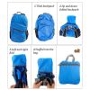Portable Hiking Backpack Lightweight Travel Outdoor Camping Daypack - Blue - Backpack