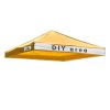 TRUE 10X10ft EZ Pop Up Canopy Folding Gazebo/Mineral Yellow - US
