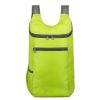 1pc Outdoor Portable Backpack For Camping; Hiking; Sports; Lightweight Cycling Bag For Men; Women; Kids; Adults - Green+Black
