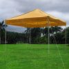 TRUE 10X10ft EZ Pop Up Canopy Folding Gazebo/Mineral Yellow - US