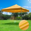 TRUE 10X10ft EZ Pop Up Canopy Folding Gazebo/Mineral Yellow - US