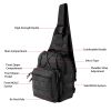 Men Outdoor Tactical Backpack - Black